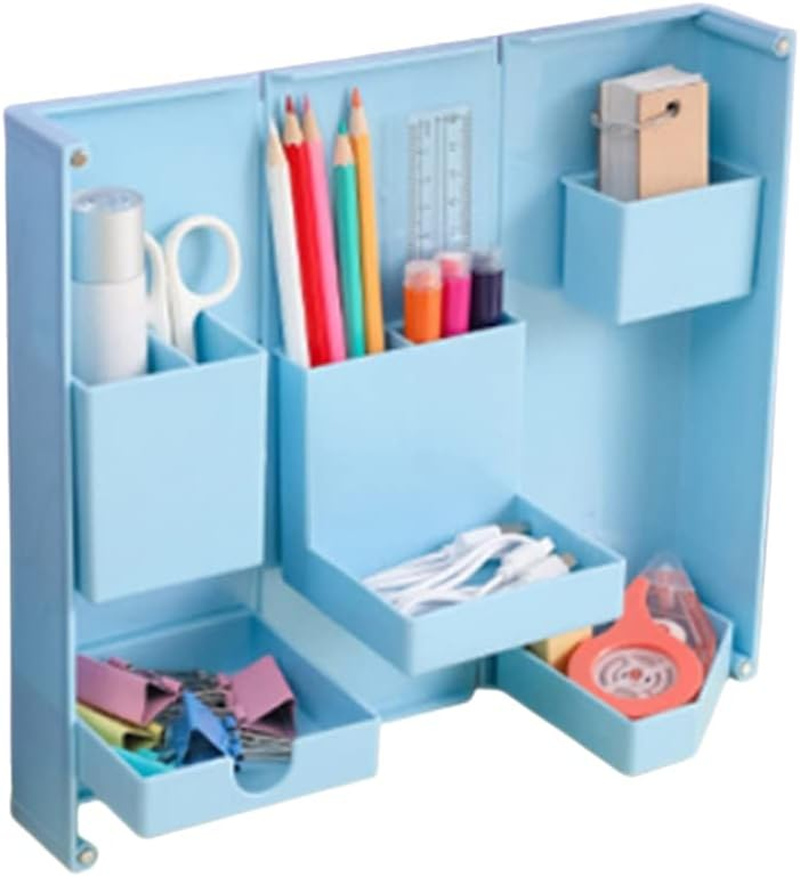 Mini Storage Box Large Capacity Cosmetic Box Cute Stylish Desktop Accessory Storage Korea (PINK)