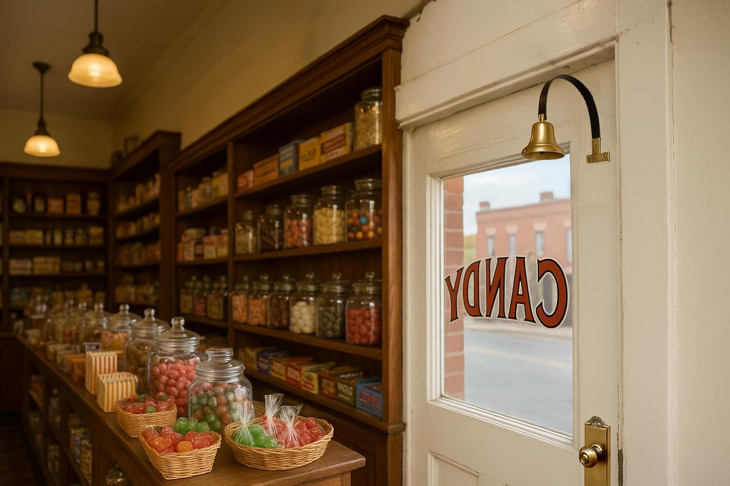 Lone Star Art - Brass Shopkeepers Bell for Business Entry image number 6