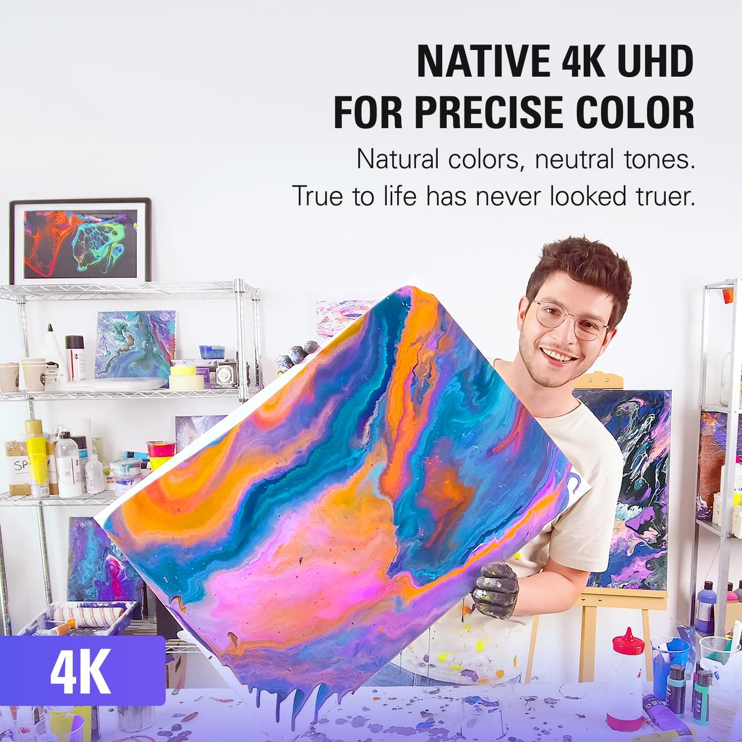 Elgato Facecam Pro, True 4K60 Ultra HD Webcam for Live Streaming, Gaming, Video Calls, Sony Sensor, Advanced Light Correction, DSLR Style Control, Wide Angle, Works with OBS, Teams, Zoom, Pc/Mac image number 1