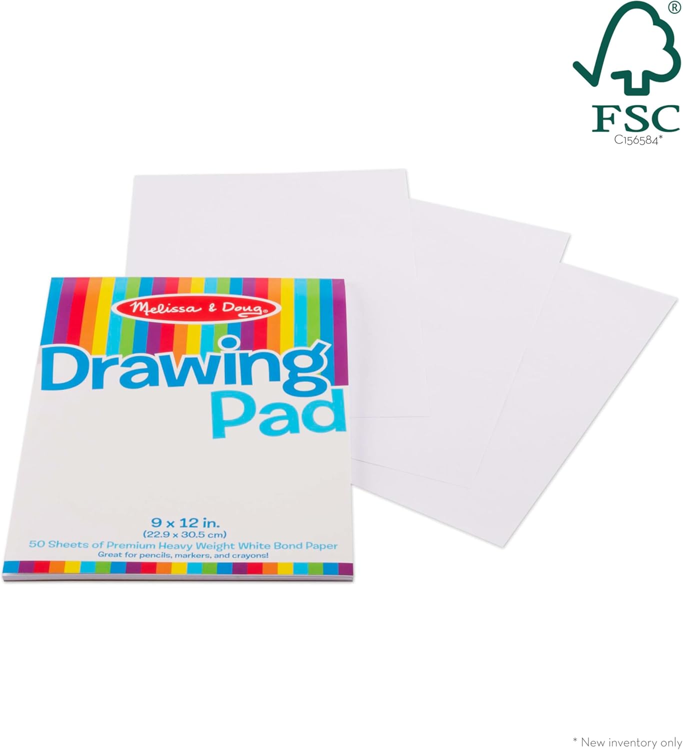 Melissa and Doug Drawing Pad (229 X 305Mm) - 50 Sheets - Qty. 1 image number 4