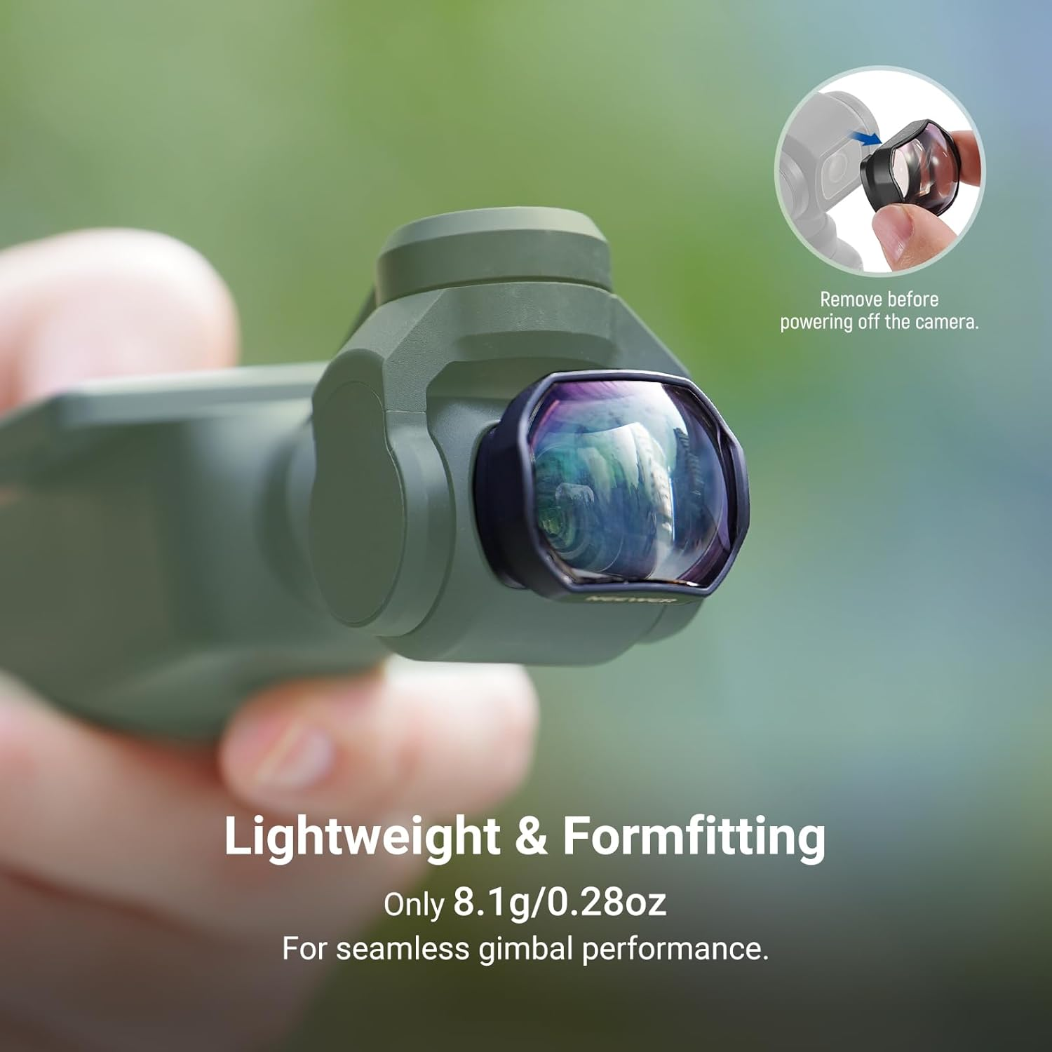 NEEWER 2X Teleconverter Compatible with DJI Osmo Pocket 3 Only, 4 Elements 3 Groups Multicoated HD Optical Glass Magnetic Lens Attachment, Gimbal Action Camera Accessories, LS-84 image number 5