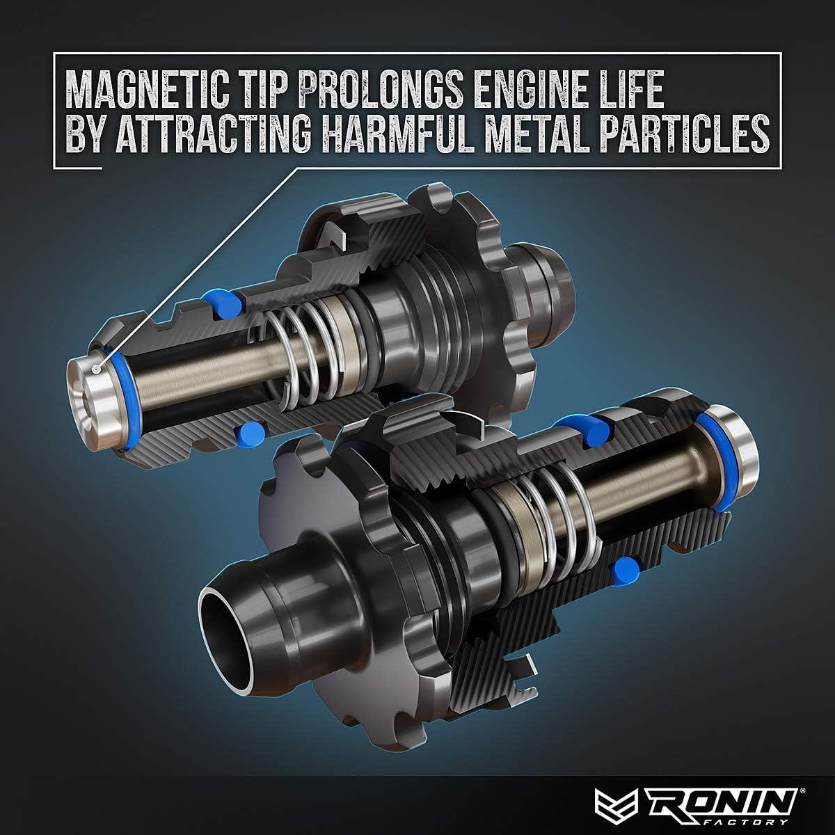 RONIN FACTORY - Easy Oil Drain for 2015+ Ford F150, Ford Raptor & Ford Mustang image number 6