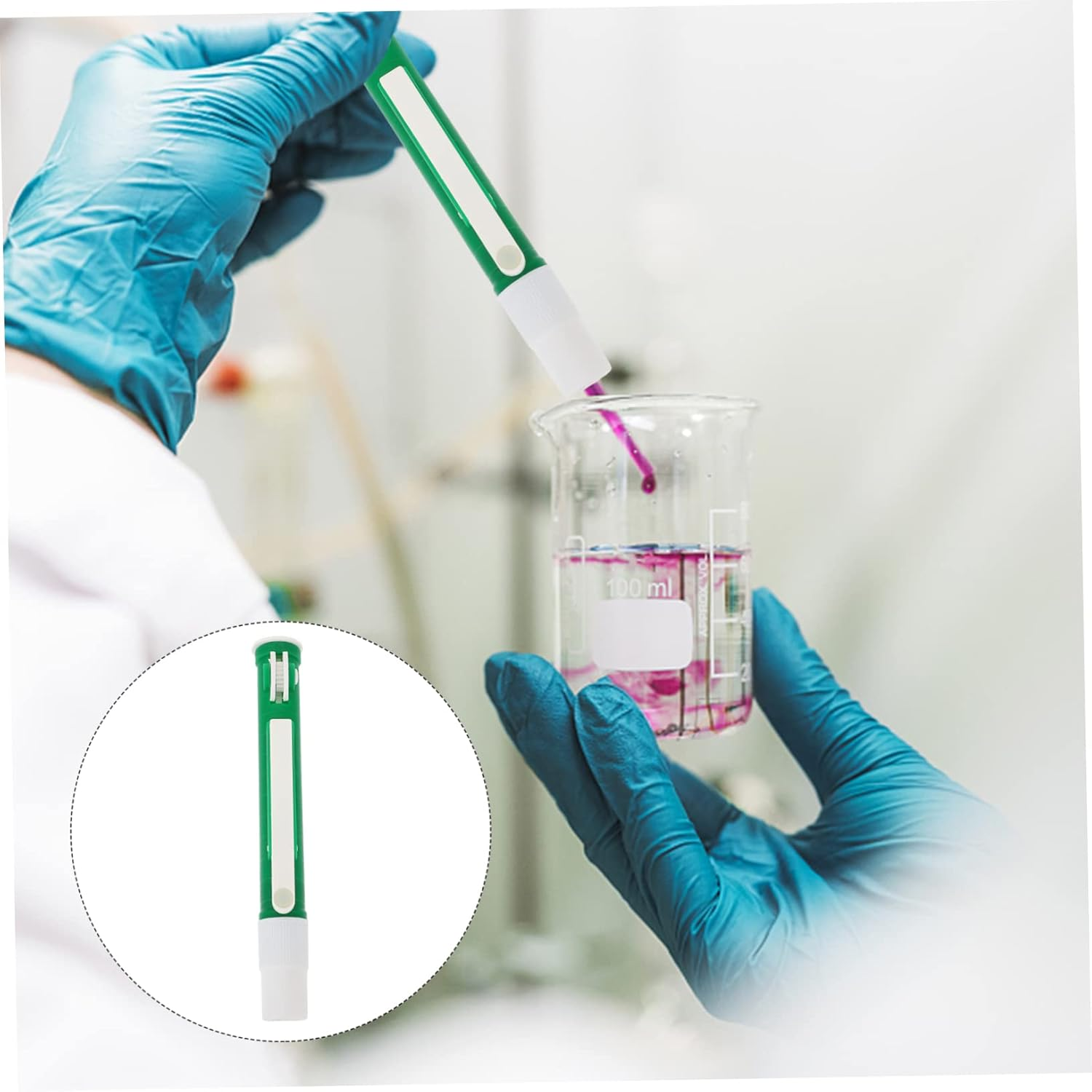 Mobestech Laboratory Pipette Pump Manual Scientific Liquid Transfer Tool High Acid Alkali Resistance Efficient Dispensing for Lab Use image number 2