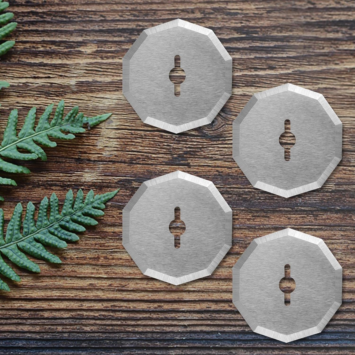 4Pcs Rotary Cutting Blades, Replacement Rotary Knives for Fabric Quilting Sewing Crafts, Compatible with Worx WX082L 4V Zipsnip Electric Scissors Fits RC2600K RC2601 RC2602 WX080L image number 4