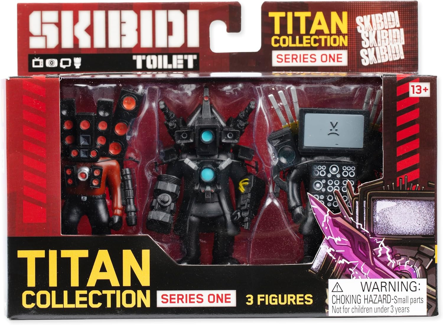 Skibidi Toilet Titan 3-Pack image number 1