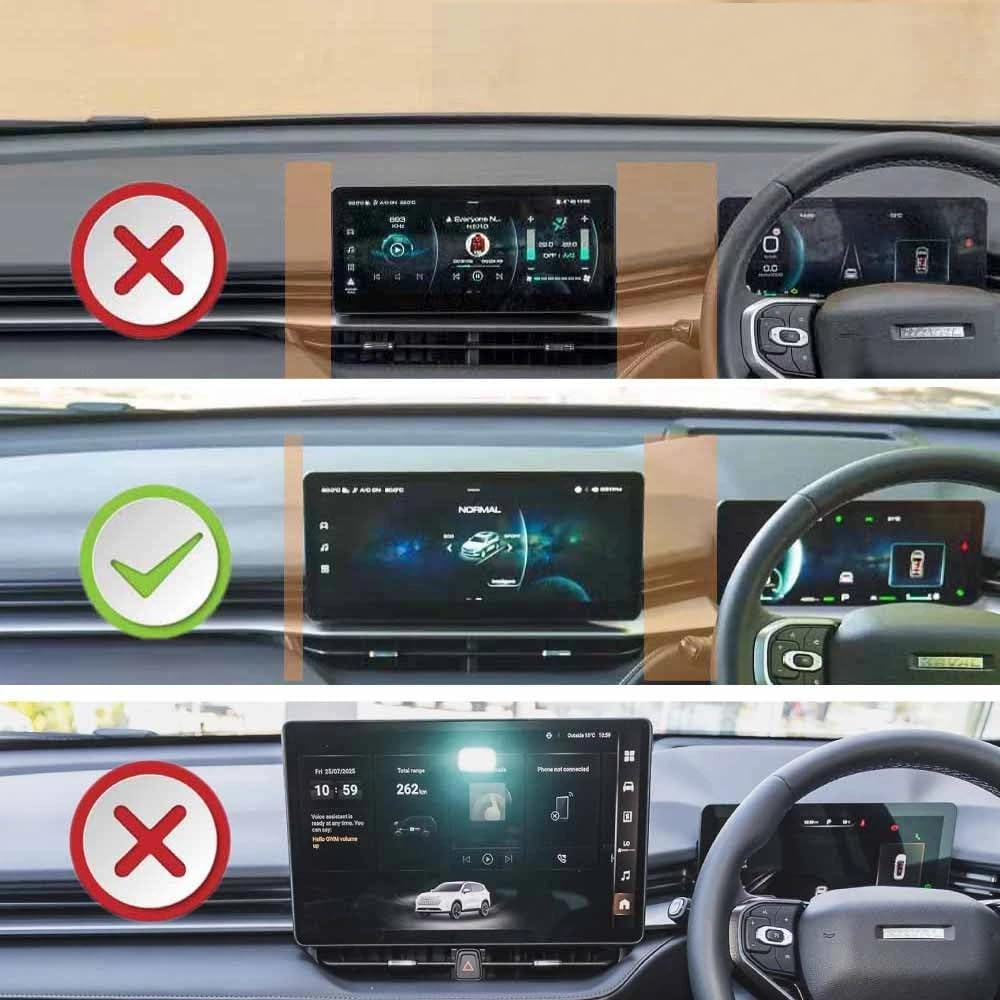 Tempered Glass Dash Center Console Screen Protector for Haval H6 & H6 GT Ultra 2021-2025 Touchscreen Anti-Scratch Cover Accessories, Easy Maintenance, Lasting Freshness image number 3