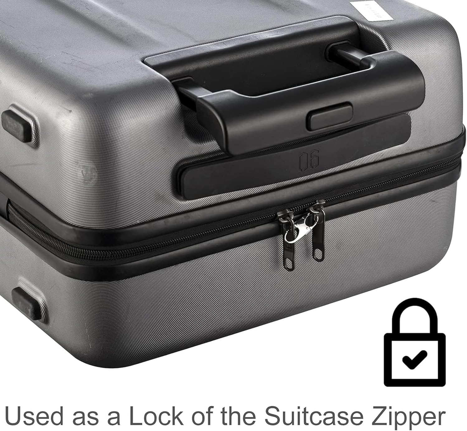 6Pcs Zipper Pull Replacement, Zipper Clip Theft Deterrent,Premium Zipper Lock,Upgraded Zipper Pull,Theft Deterrent Dual Opening S Shaped Carabiner for Backpacks Traveling Camping Suitcases