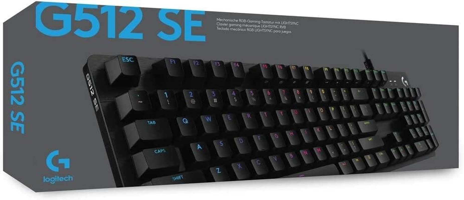 Logitech G G512 Lightsync RGB Mechanical Gaming Keyboard image number 1