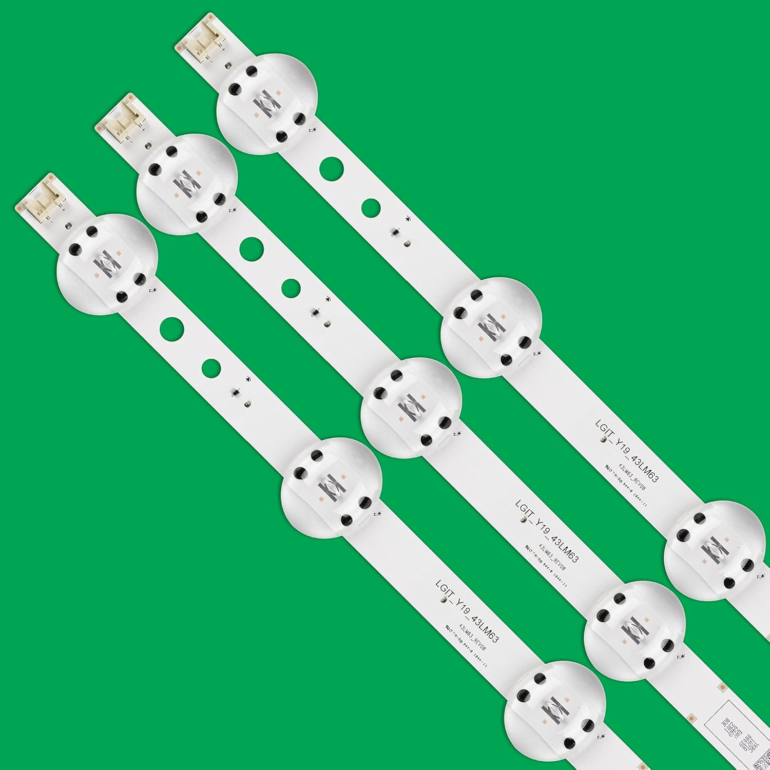 3 PCS 5LED(6V) 425Mm LED Backlight Strip Fit for LG 43Inch TV SSC.Y19.43LM63 EAV64592301 Ssc_Y19_Trident_43Lm63 43LM6300PLA image number 2