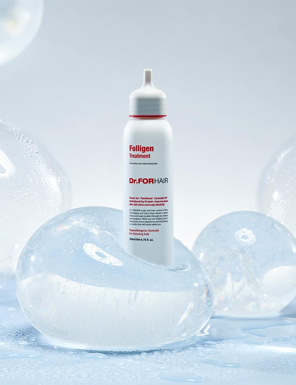 Dr.Forhair Scalp Strengthening Folligen Treatment 200 Ml/6.76 Fl. Oz. | 3-In-1 Treatment for Scalp, Hair and Volume | Hair Strengthening | Protein Care | Volumize and Revitalize | Silicon-Free image number 4