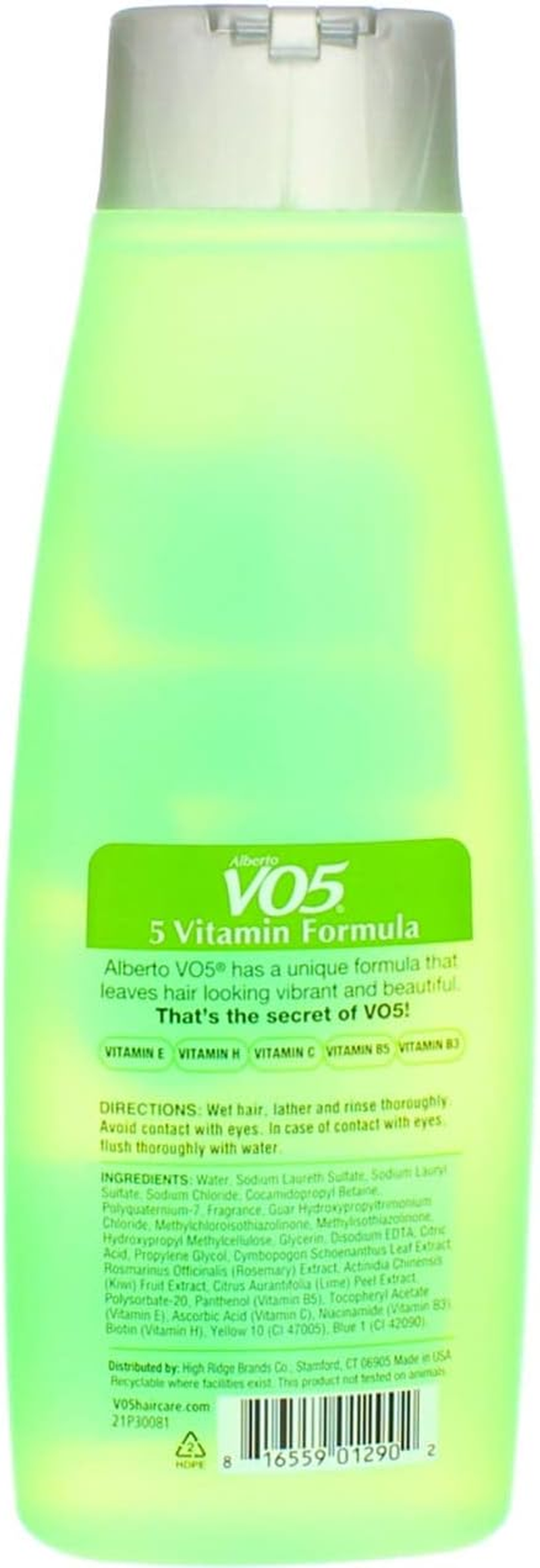 Vo5 Herbal Escapes Kiwi Lime Shampoo, 12.5 Fluid Ounce -- 6 per Case. image number 4
