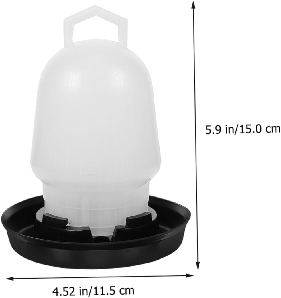 Alasum 2Pcs Automatic Poultry Waterer Chicken Water Dispenser Cups for Chickens Ducks Quail Pigeons Outdoor Use Farm and Home image number 1