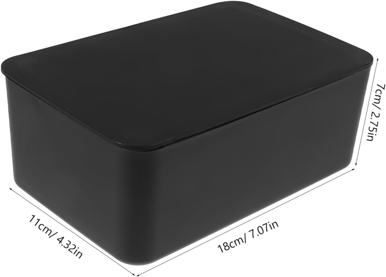 Luxshiny Wet Wipes Storage Box Refillable Wipes Holder Plastic for Bathroom Nursery Use Lid image number 2