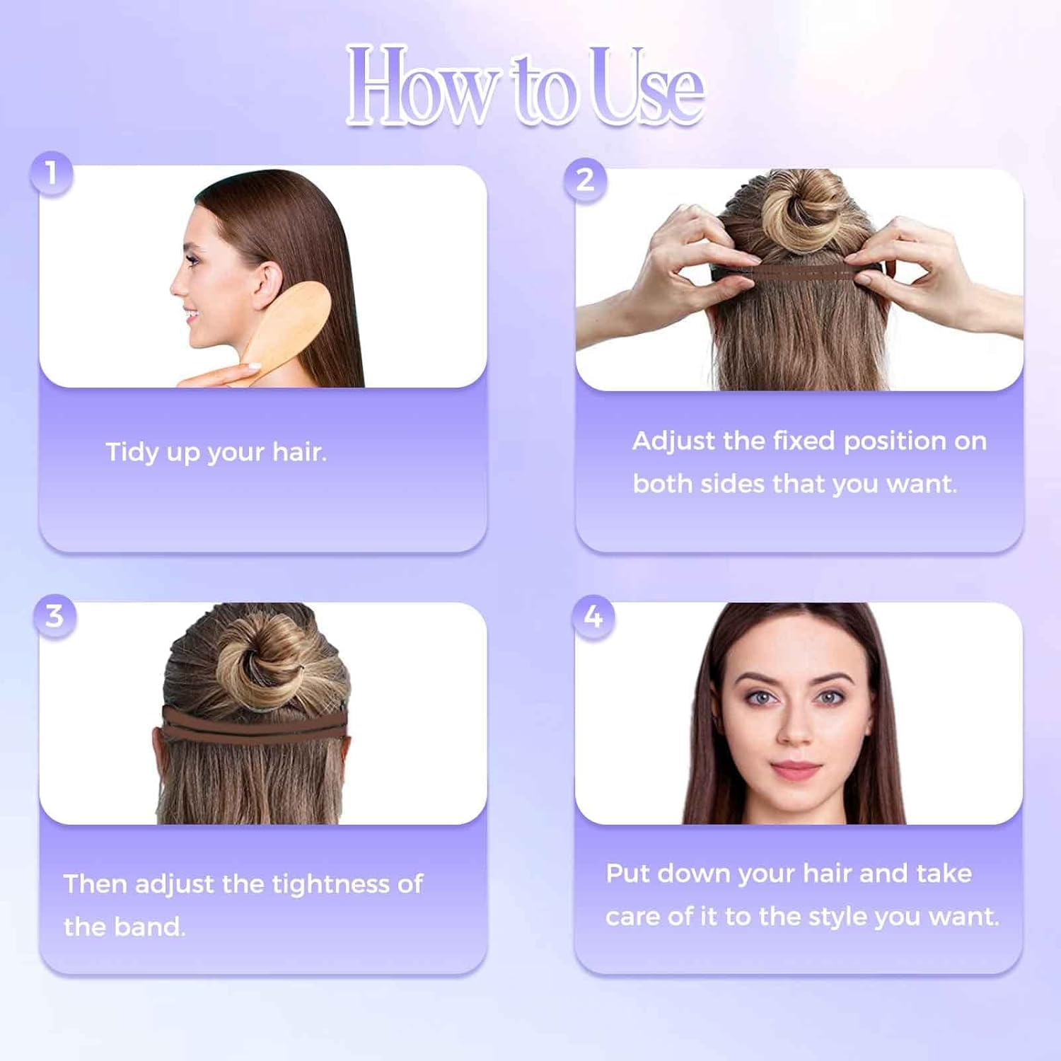 XTYAU Face Lift Tape Invisibles,Facelift Tape for Face Invisible with Bands,Face Tape Lifting Invisible with String,Face Lift Bands with Hair Clips,2 PCS Facelift Band with Clips (Brown) image number 6