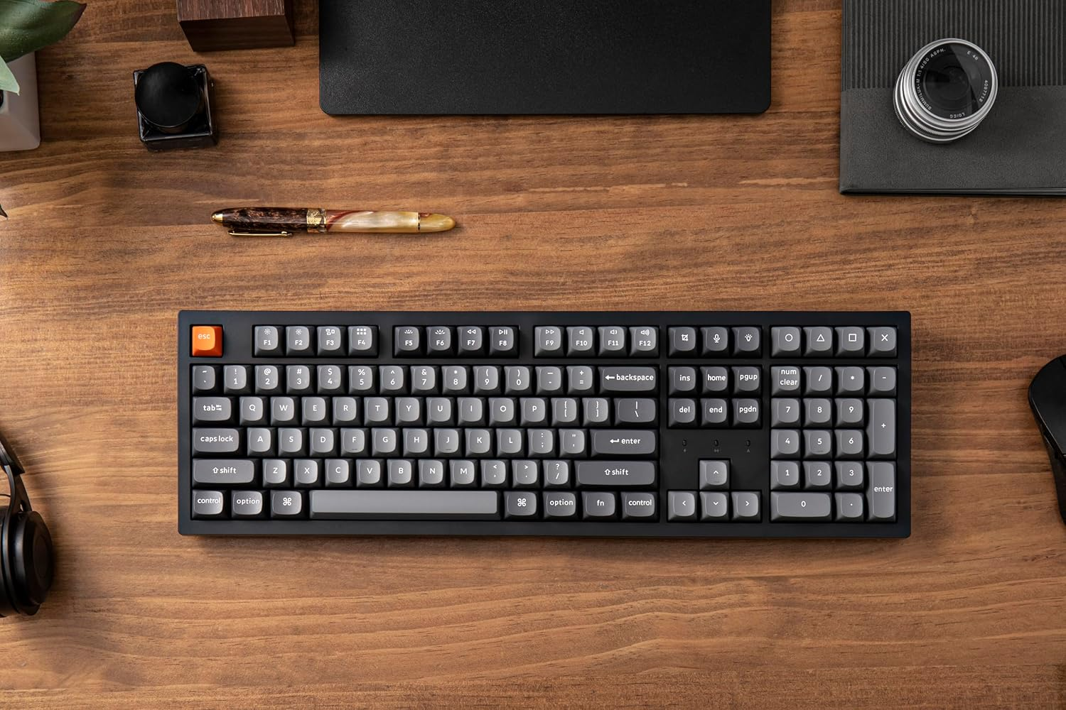 Keychron K10 Max Hot-Swap Mechanical Keyboard (Black, Keychron Super Brown) image number 2