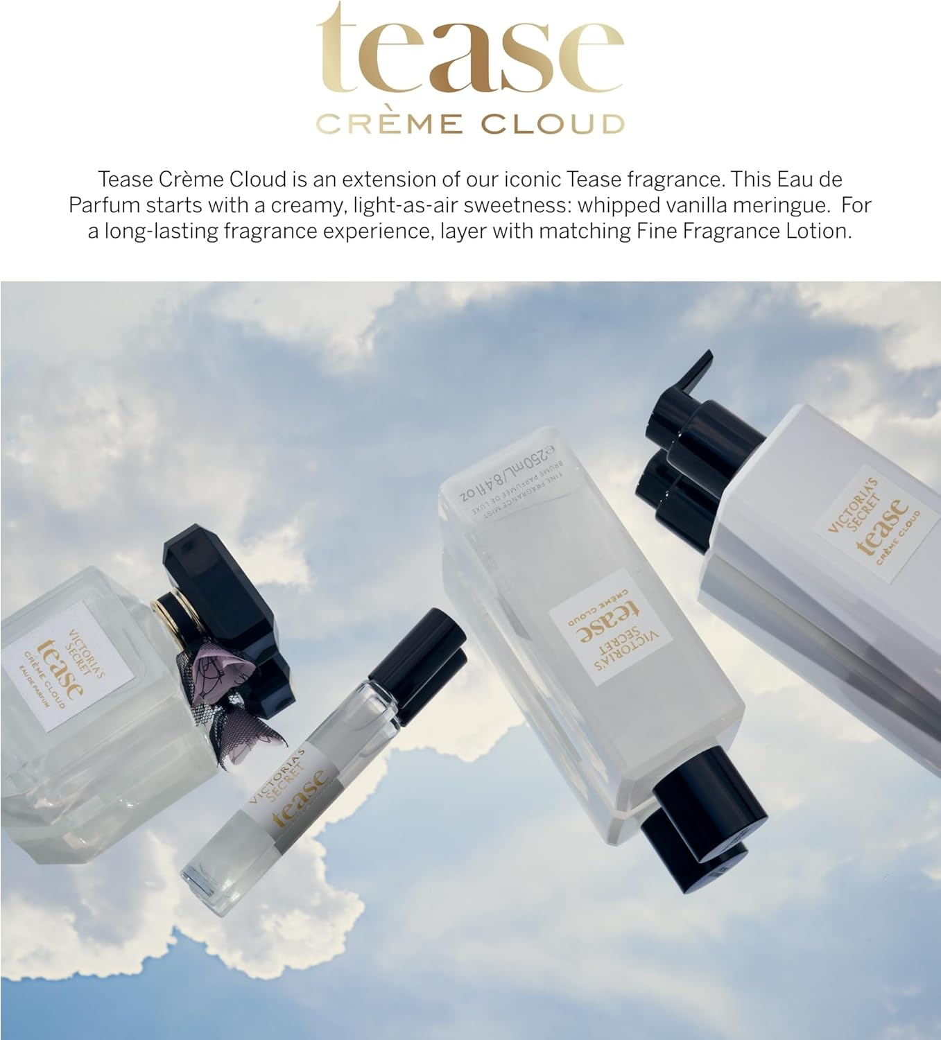Victoria Secret Tease Creme Cloud Eau De Parfum Spray for Women 100 Ml image number 2