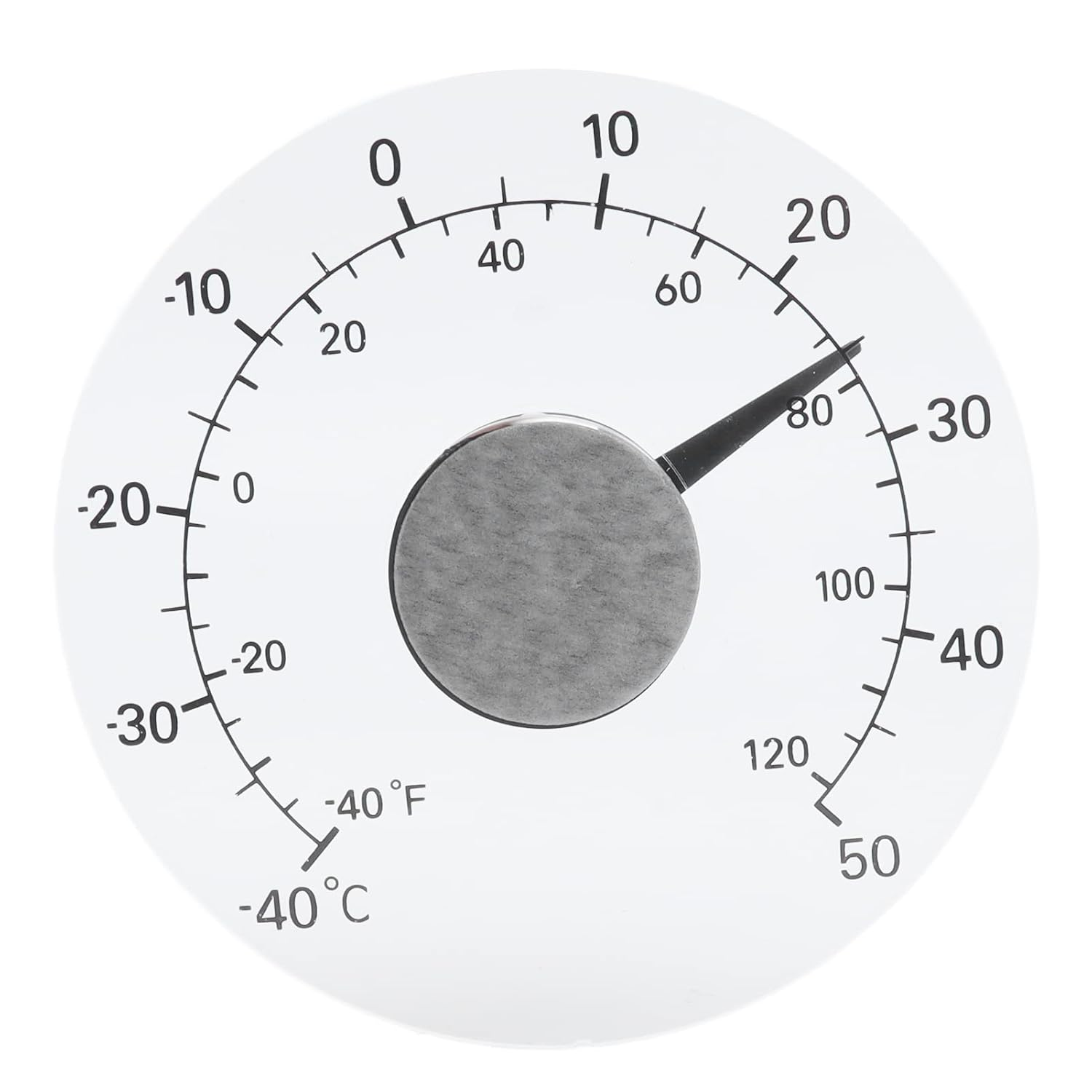 Weather Outdoor Adhesive Transparent Door Window Temperature Meter for Farm Home image number 1