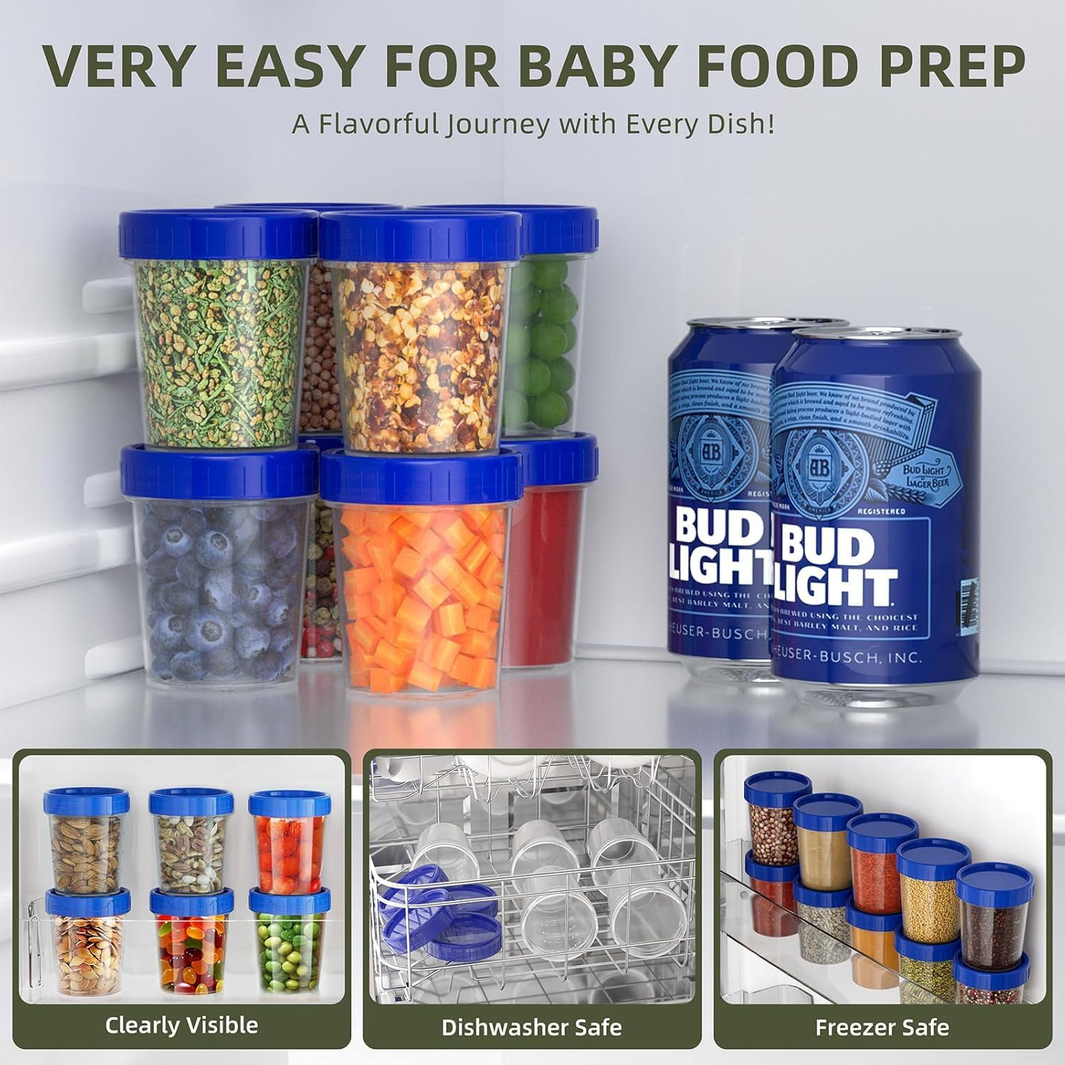 Tjhypenete 10PCS Small Containers with Lids, 4 Oz Reusable Salad Dressing Container, Sauce Storage Container, Leakproof Condiment Containers, Stackable Plastic Dip Sauce Cups for Snack Drink Ketchup image number 5