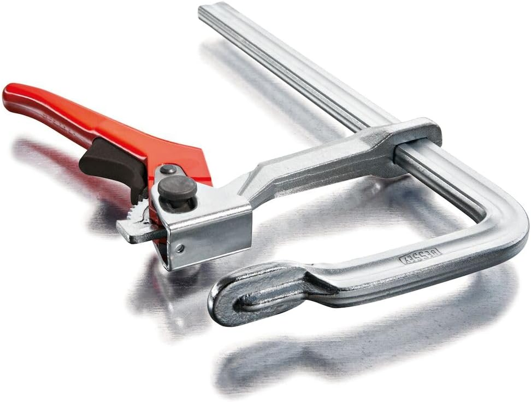 Bessey GSH20 Lever Clamp Classix Gsh 7.87In/3.94In, Silver/Red image number 4