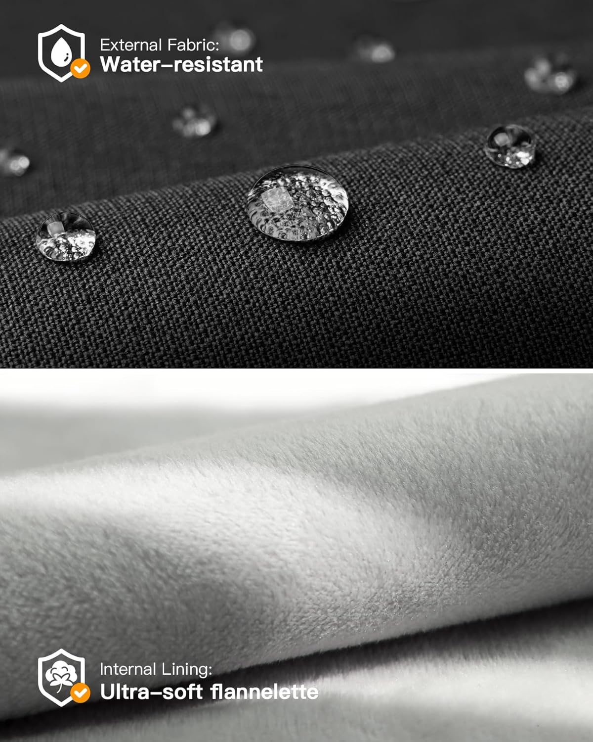 Inateck Shockproof Water-Resistant Laptop Bag with Accessory Bag, Compatible with 13-Inch Macbook Air/Pro M4 M3 M2 M1 2016-2025, 13-Inch Ipad Pro/Air M4 M2 2024, Black image number 4