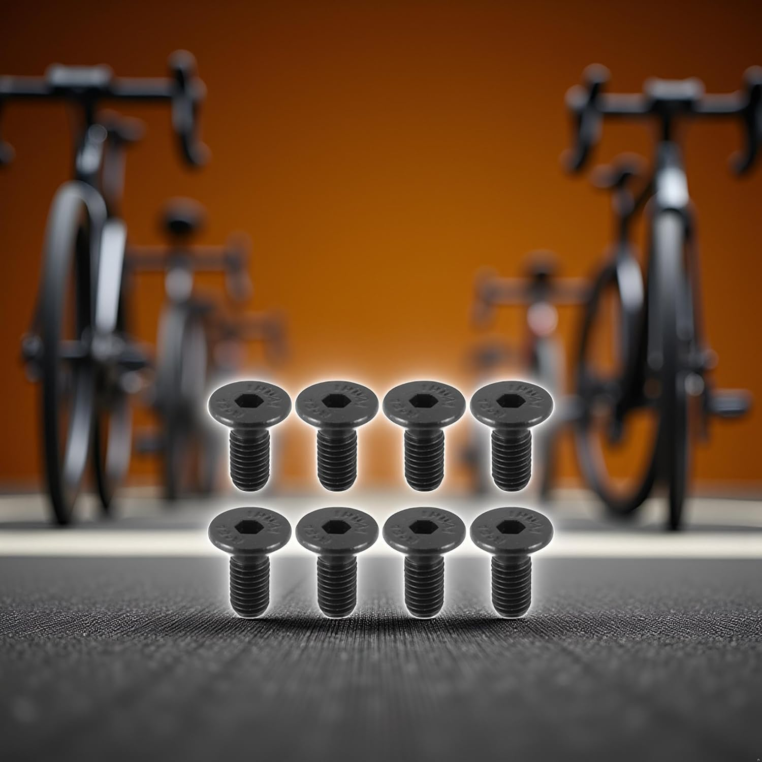 8Pcs Bike Shoe Cleat Mounting Screw for SPD - Pedal Steel Pedals Bike Pedals Pedals and Cleats, Bike and Cleats(Black)