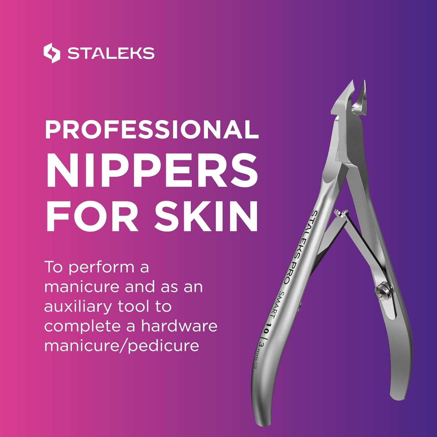 STALEKS PRO - Smart 10, Professional Cuticle Cutter 3 Mm Blade image number 2