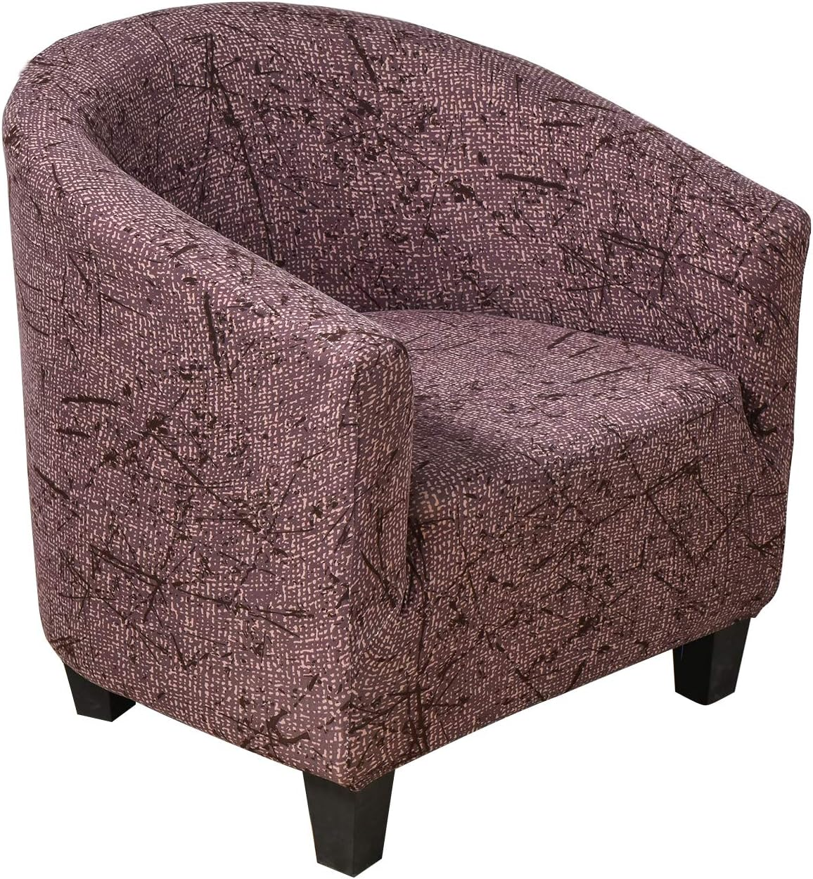 Tub Chair Covers Stretch Club Chair Slipcover Tub Chair Covers for Armchairs Couch Cover for Bar Counter Living Room Printed