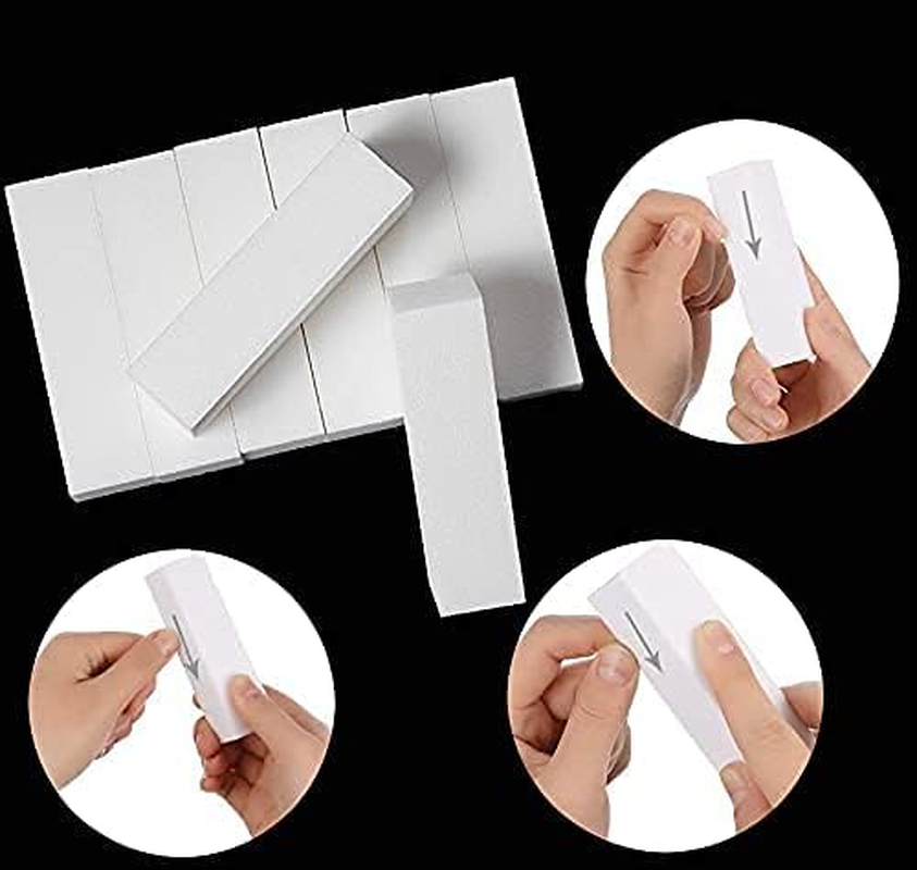 Blingkingdom 10Pcs White Nail Buffer Blocks 4 Way Professional Nail Files and Buffer Nail Sanding Tools for Gel Natural Acrylic Nails image number 2