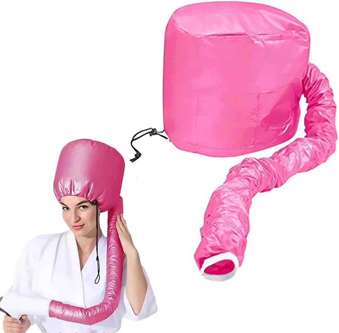 JYNXOR Drying Caps for Hair, Drying Hood Floating Cap, Diffuser Cap for Curls with Adjustable Drawstring, Deep Care Heat Hood Hair, Hair Dryer Cap, Curling Cap, Hair Net Plopping Cap, Thermal Cap image number 4