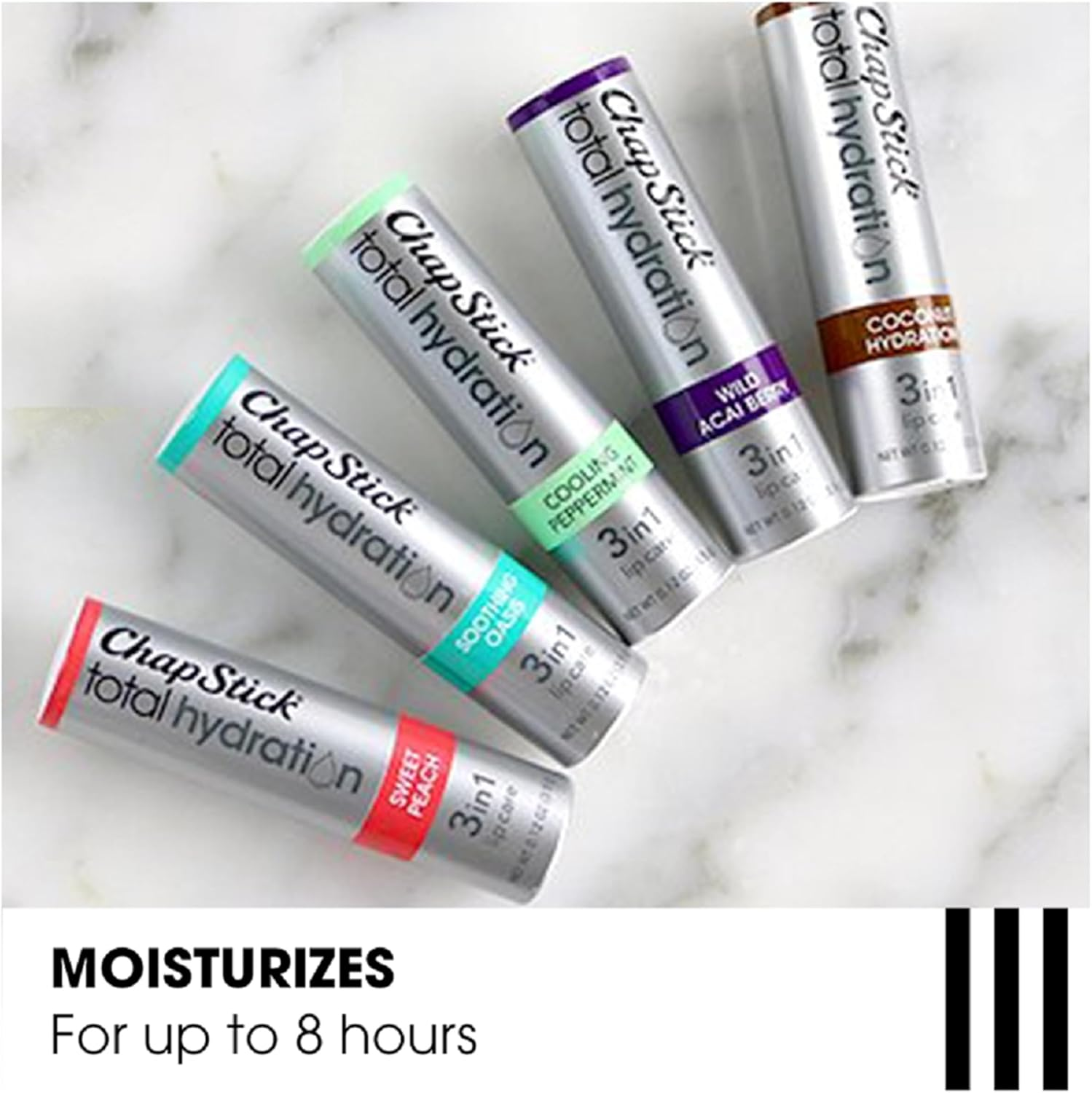 Chapstick Total Hydration 3 in 1 Soothing Oasis image number 3