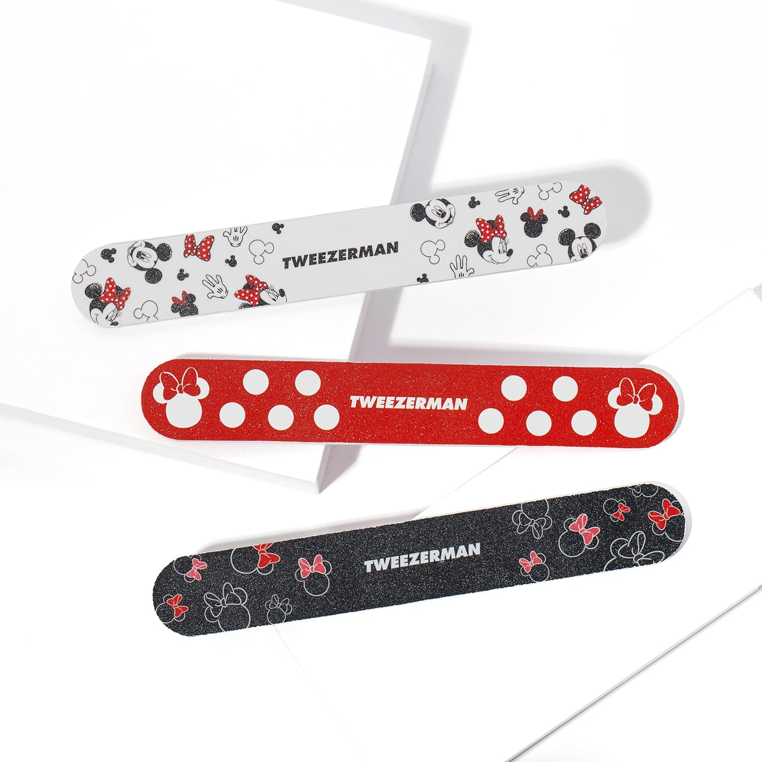 Tweezerman Disney'S Mickey Mouse & Minnie Mouse Ear-Esistible Nail Files (Pack of 3) image number 2