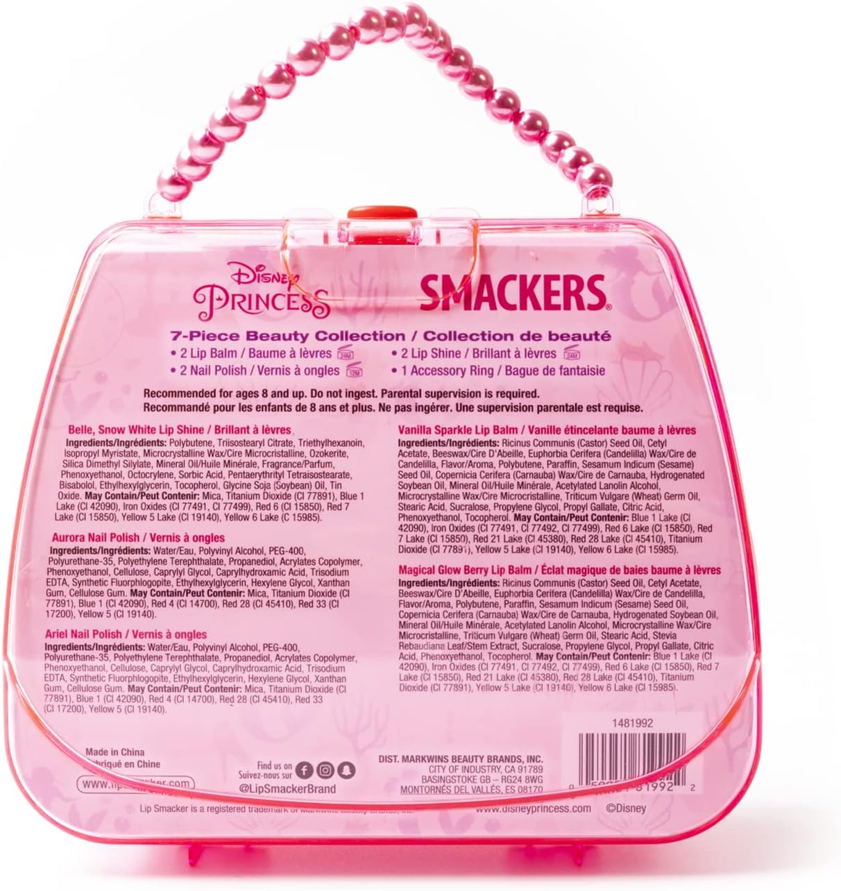 Lip Smacker Disney Princess Tote, Natural image number 2