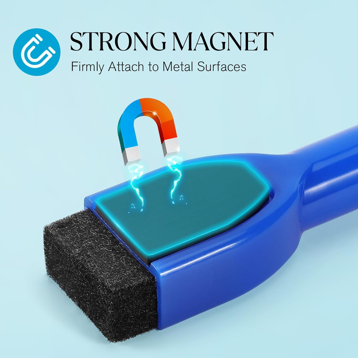 Maxgear Dry Erase Markers Ultra Fine Tip with Eraser, Assorted Color Magnetic Whiteboard Markers Extra Fine Point 0.5 Mm Low Odor for White Board, School Supplies for Classroom, Home, Office, 8 Count image number 1