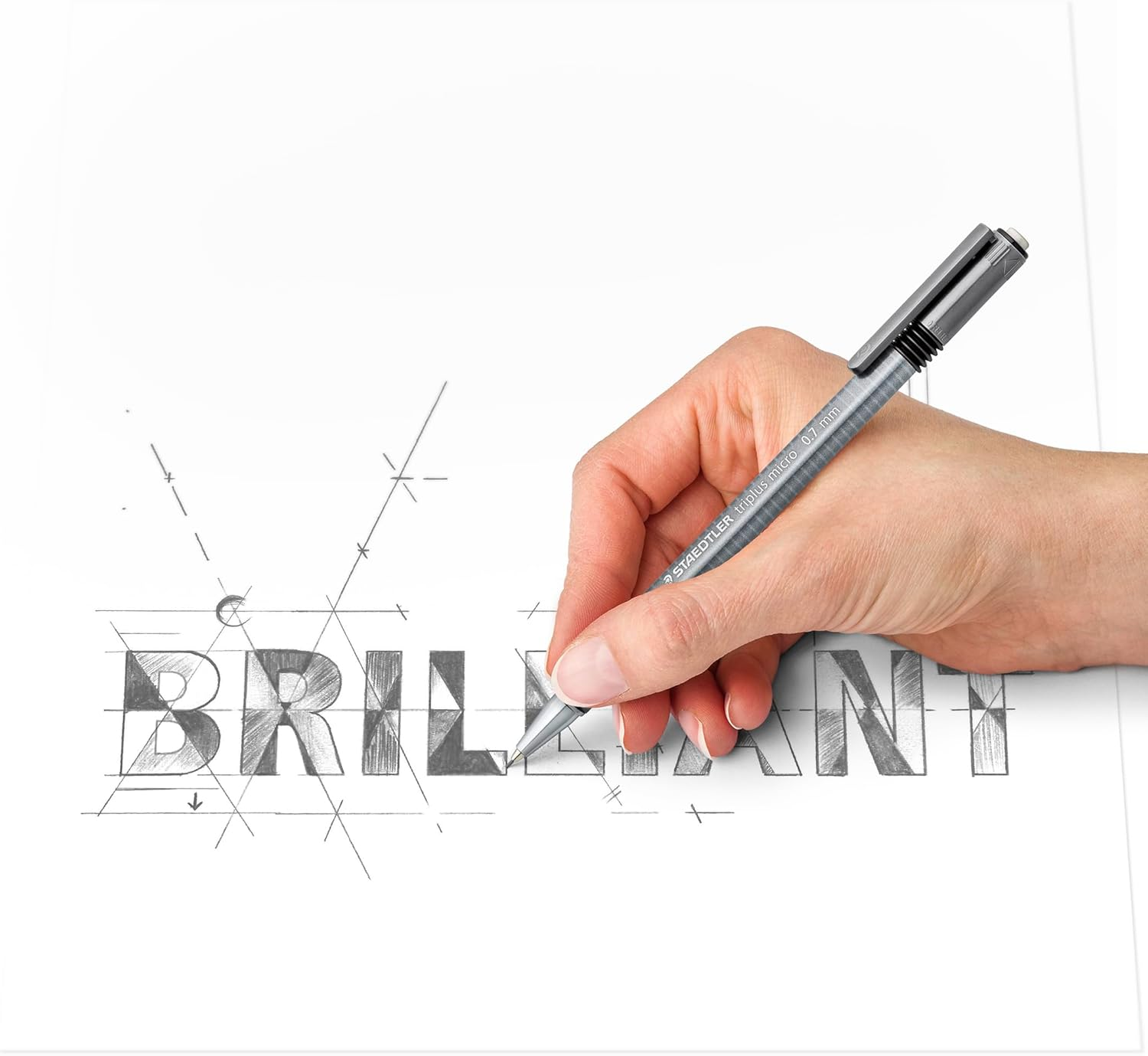 Staedtler Mechanical Pencil Triplus 774 0.7Mm 3 Pack (77427BK3A6) image number 4