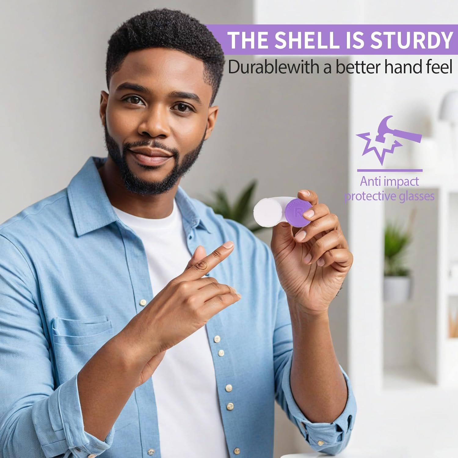 12 Pcs Contact Lens Case for Travel & Daily Use - Compact, Leak-Proof & Durable Storage Solution for Contact Lenses, Portable & Lightweight Design Ideal for Home, Gym, Office & Holidays image number 5