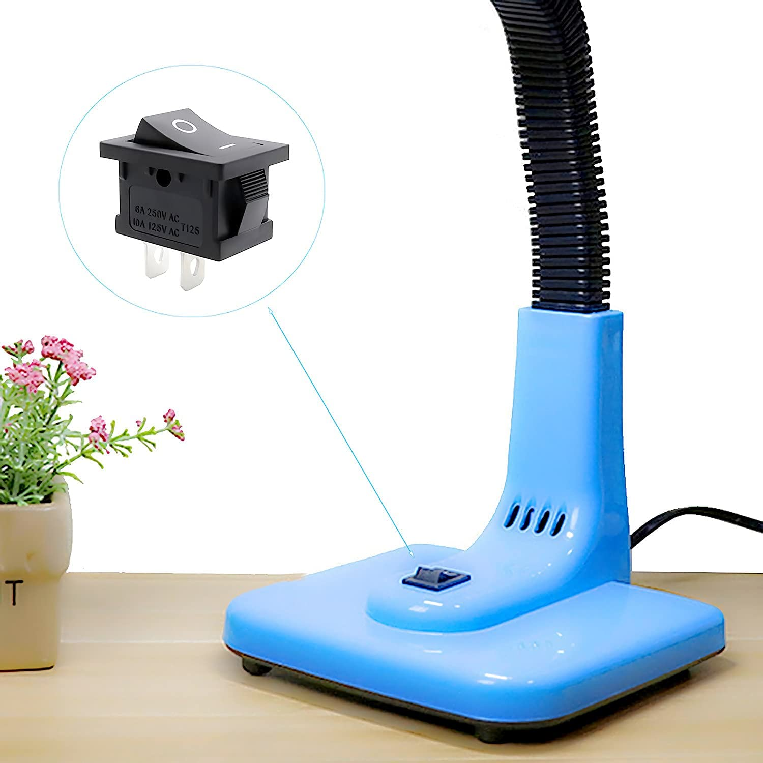 12V Rocker Switch On/Off 2 Pin 2 Position SPST Car Auto Boat Rocker Toggle Switch AC 6A/250V 10A/125V KCD1-101 10 Pcs image number 4