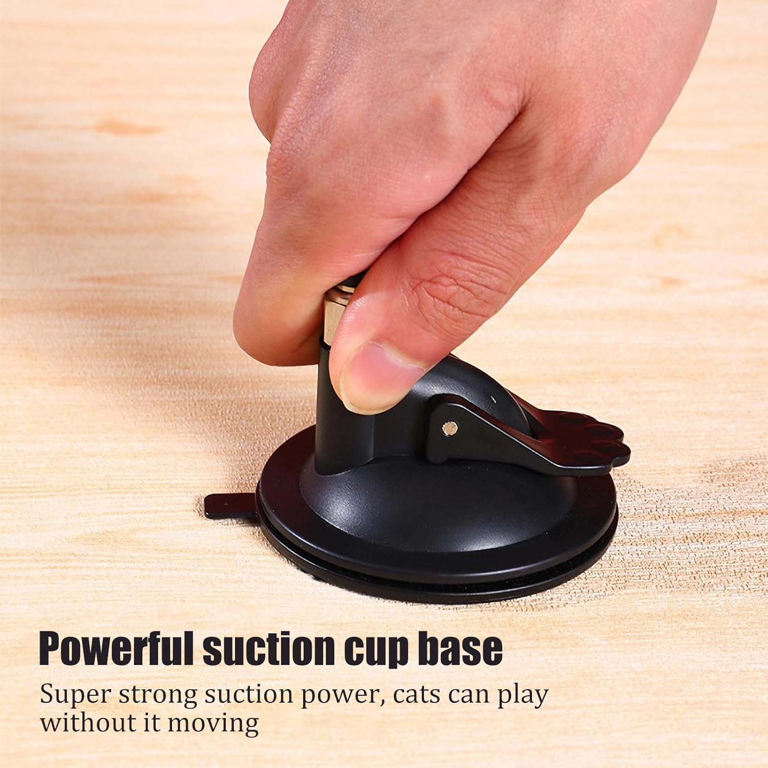 Cat Wand Toy Set 12 Pcs, Interactive Feather Cat Toys with Bell for Indoor Play, Exercise & Self-Entertainment, 2 Play Modes, Reusable Suction Cup Kitten Wand for Active Felines