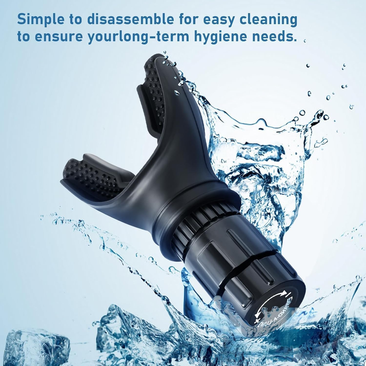 Cozioz Respiratory Trainer Compact Lung Exercise Device with Premium Silicone Adjustable Resistance Breath Trainer Portable & Easy to Clean for Lung Health image number 1