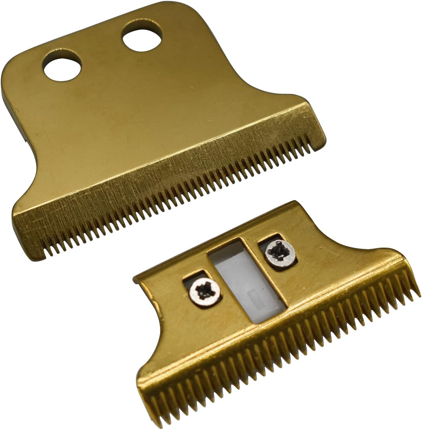 ZEROKIWI Professional Adjustable 2-Hole Double T Wide Replacement Blade Set #2215 for Wahl Detailer Corded/Cordless Hair Trimmer (Silver), 1.0 Count