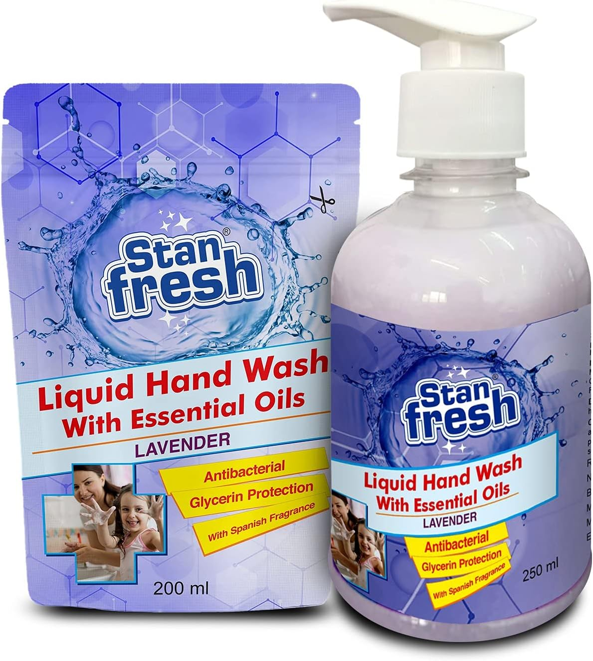 Stanfresh Liquid Hand Wash - Lavender (200 + 250Ml)