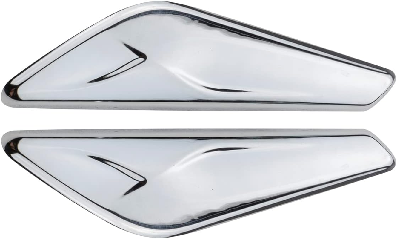 2 PCS Front Fender Right Left Side Fits BMW X3 F25 X4 F26 2013-2017 Replace 51117338570 51117338569 Chrome Trim Finisher image number 4