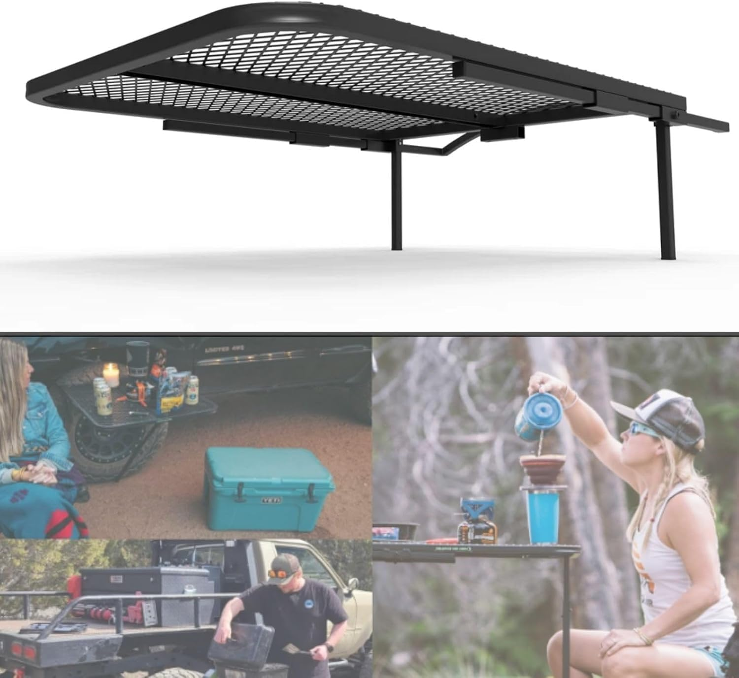 Tire Table Vehicle Camping Travel Tailgating Outdoor Work Table