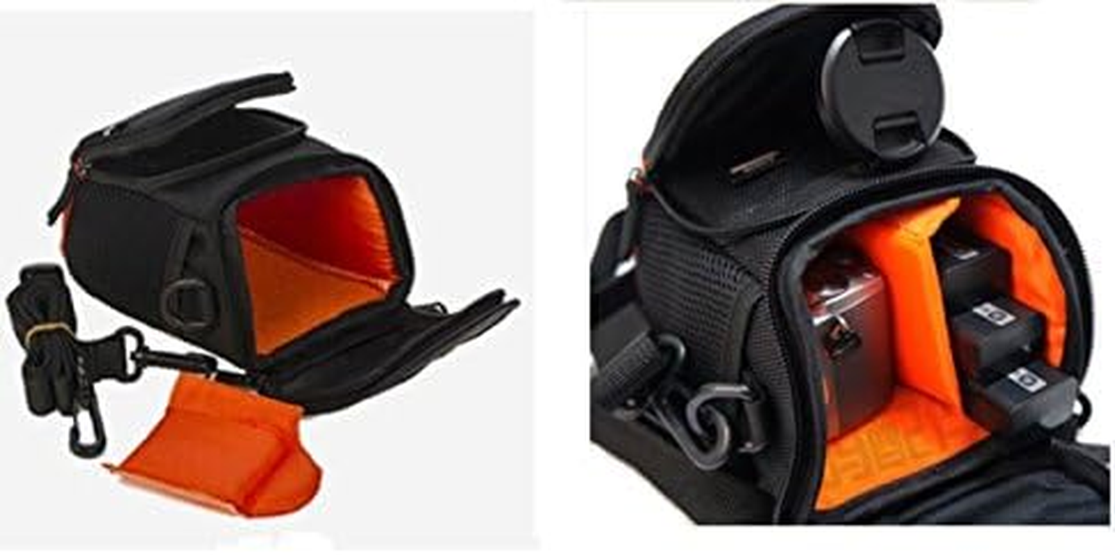 Washodo Fuji 517-0017-02 Mirrorless SLR X-T30/X-T3 Digital Camera Protective Case with 1 Mount Adapter, Canvas Fabric with Belt and Waterproof Cover image number 3