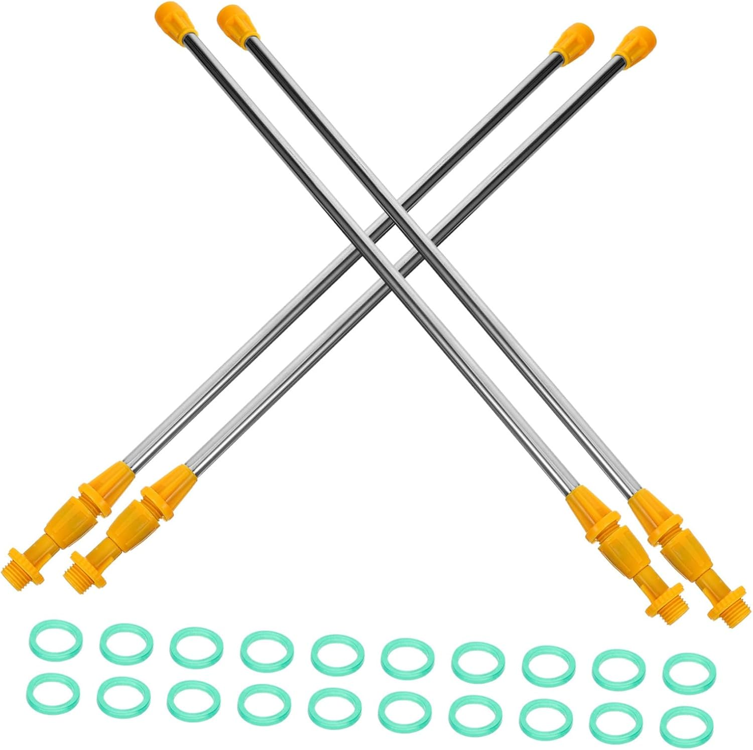 BESPORTBLE 4Sets Long Spray Can Extension Pole Adaptor Garden Sprayer Wand Hose End Sprayer Pole Suitable for Orchard and Garden image number 5