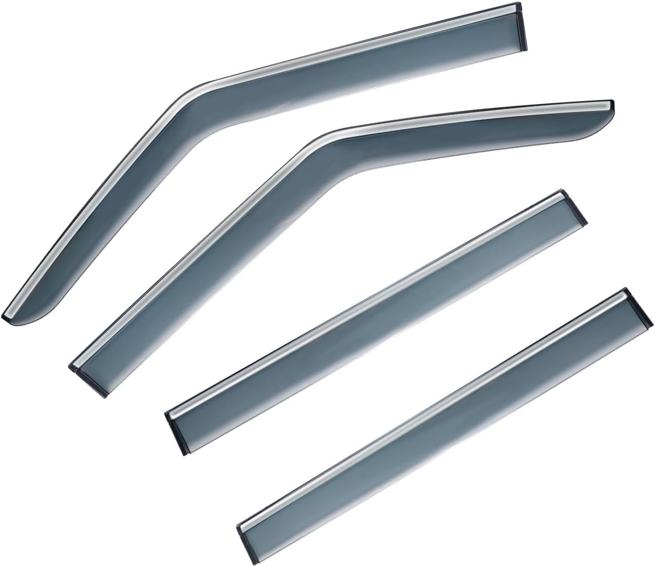 Car Window Visors Fit for BYD Shark 6 2024-2025, Wind Deflector, Rain Shield Protector, Sun Visor Cover, Window Sun Visor, Set of 4 Pieces image number 5