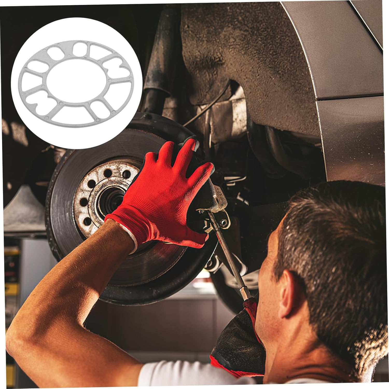 Beatifufu Fit Car Hub Wheel Spacers 3Mm Aluminum Alloy Wheel Spacers Automotive Part image number 4