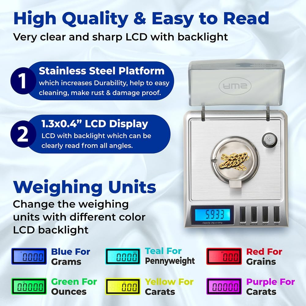 Gemini Digital Weighing Scale (Silver GEMINI-20) image number 3