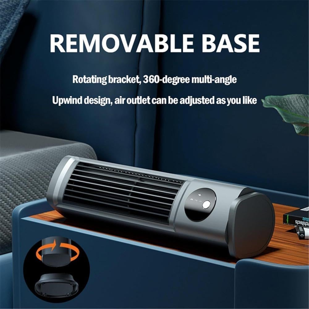 Coldeez Cooling Ace 5.0,Desktop Tower Fan,Portable Air Conditioner,Cooling Ace with 3 Speeds,Quiet Operation,Adjustable Base,For Bedroom/Office/Kitchen