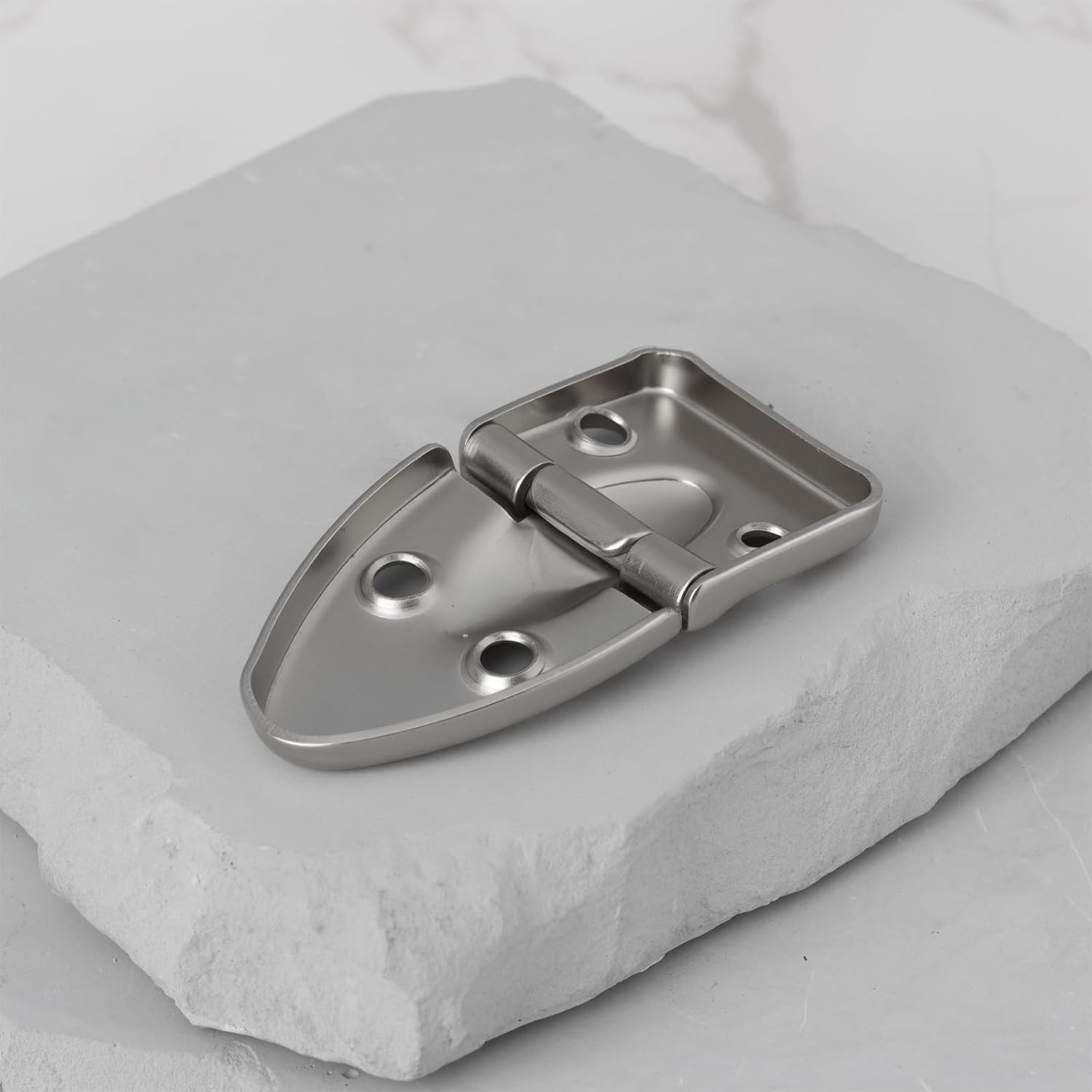 Be in Your Mind 2 Pcs Box Cabinet Silver 90&deg; Flip Hinge Suitable for Guitar Cases Piano Cabinet image number 6