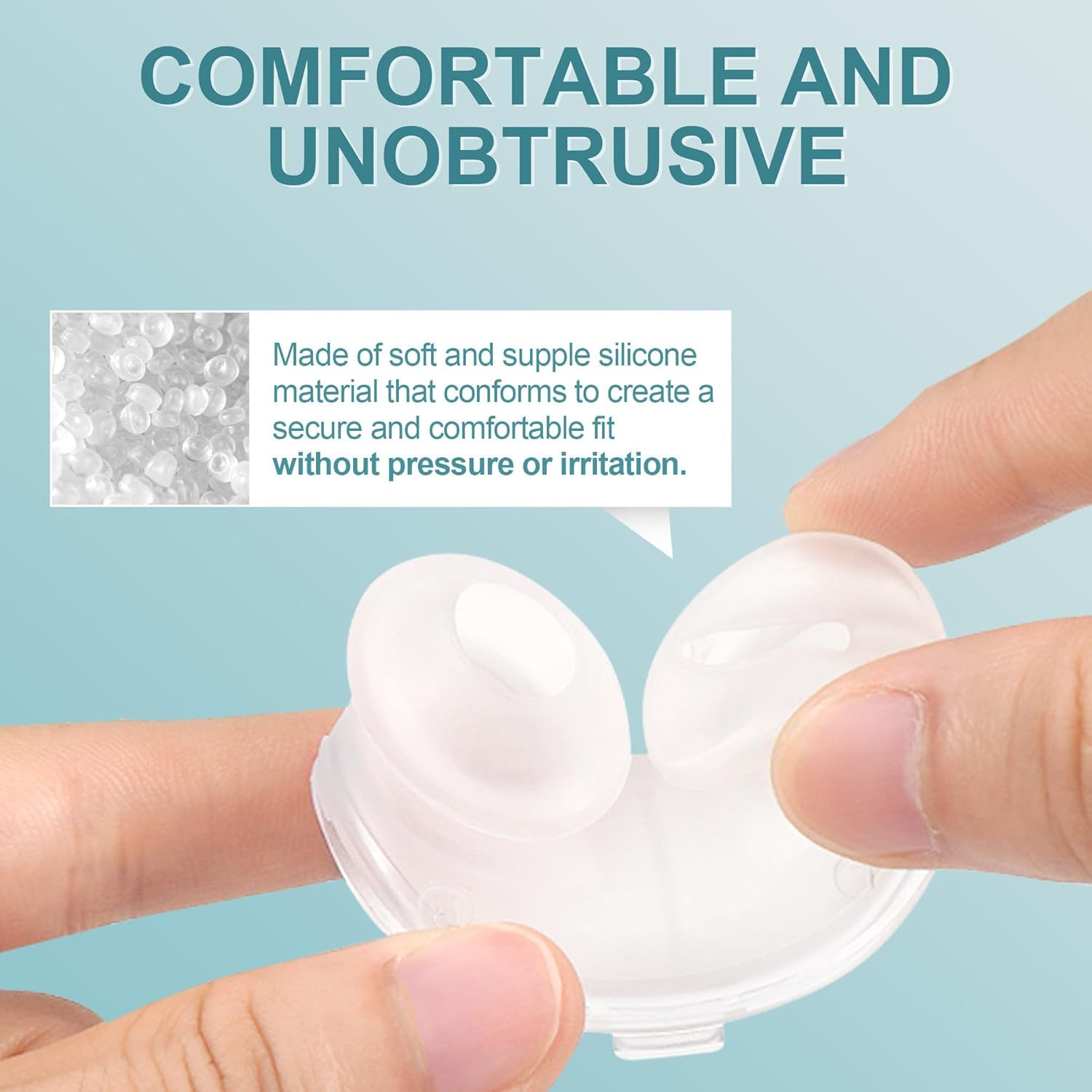 2 Pack Lightweight Seal Pillows for Airfit P10 Soft Silicone Cushions Leak-Free Design CPAP Supplies Flexible Fit Easy Use and Care Replacements - Small image number 6